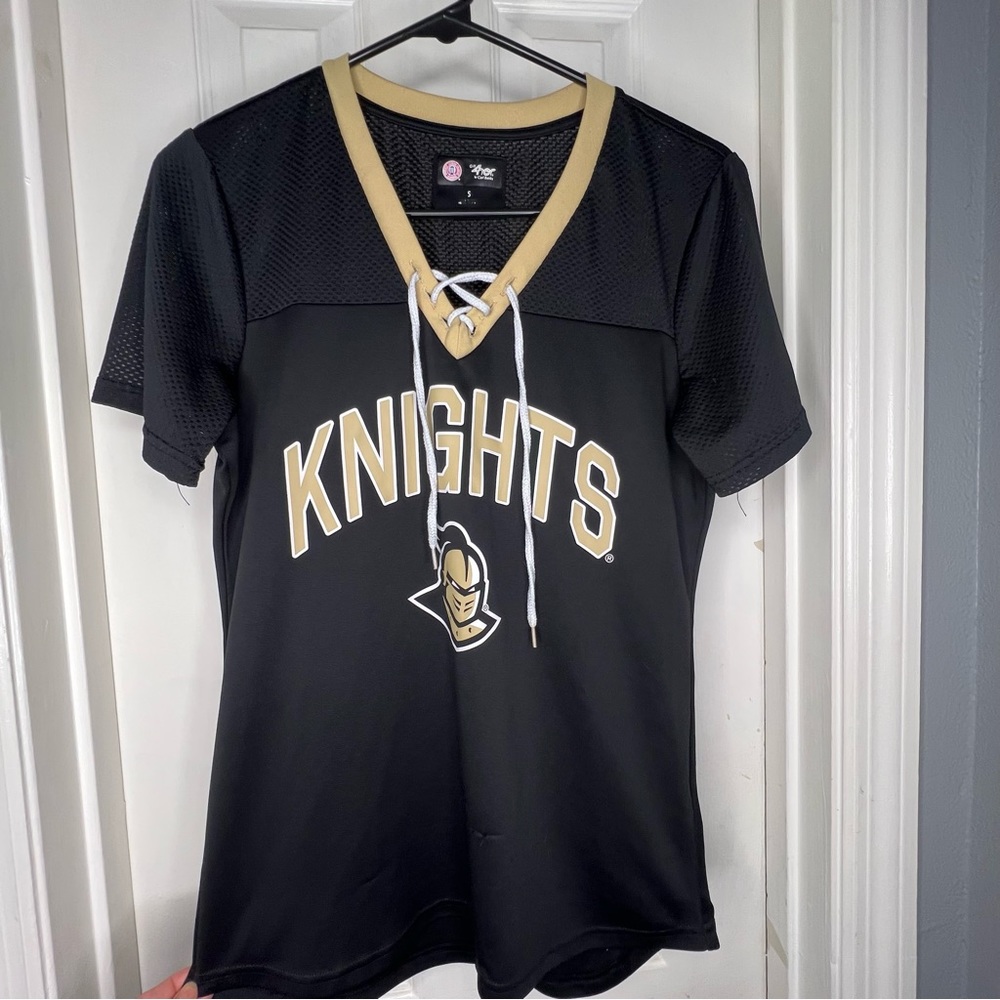 UCF Women’s Lace Up Jersey Top | Size S